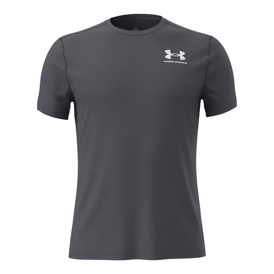 Castle Rock Grey - Front - Under Armour Unisex Adult HeatGear T-Shirt