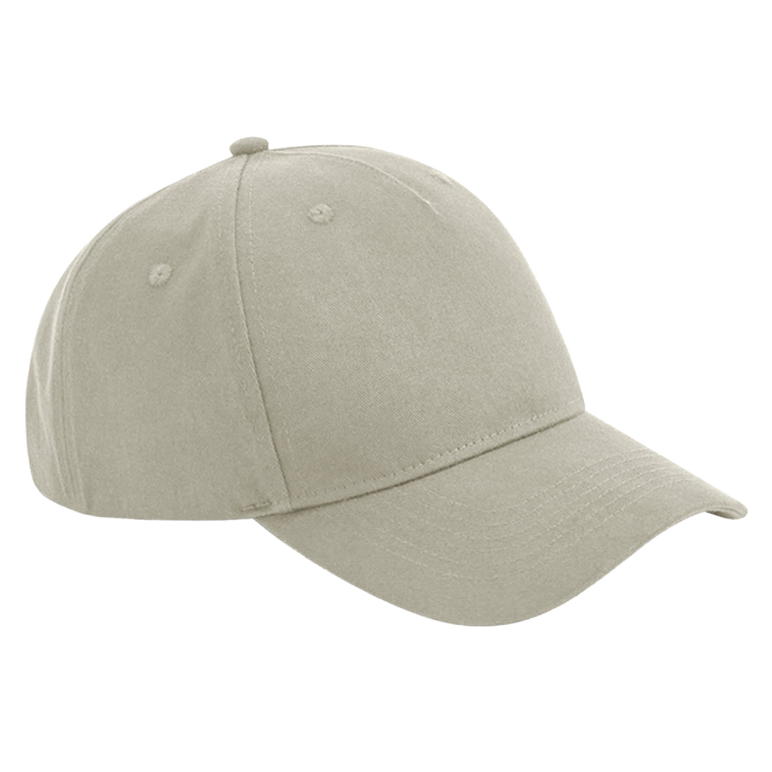 Stone - Front - Beechfield Unisex Adult EarthAware Organic Baseball Cap