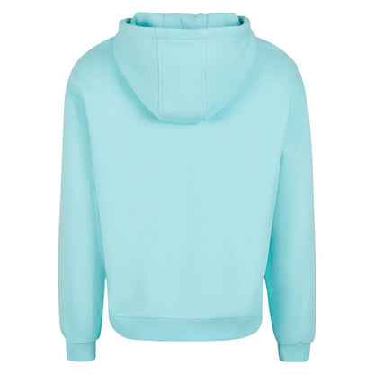 Beryl Blue - Back - Build Your Brand Unisex Adult Fluffy Pullover Hoodie