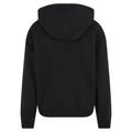 Black - Back - Build Your Brand Unisex Adult Fluffy Pullover Hoodie