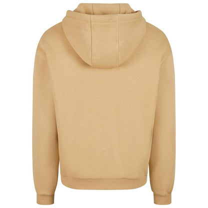 Union Beige - Back - Build Your Brand Unisex Adult Fluffy Pullover Hoodie