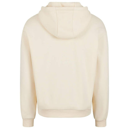 White Sand - Back - Build Your Brand Unisex Adult Fluffy Pullover Hoodie