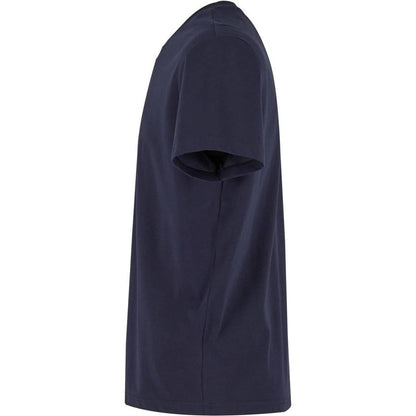 Navy - Side - Build Your Brand Mens Sorona Regular T-Shirt