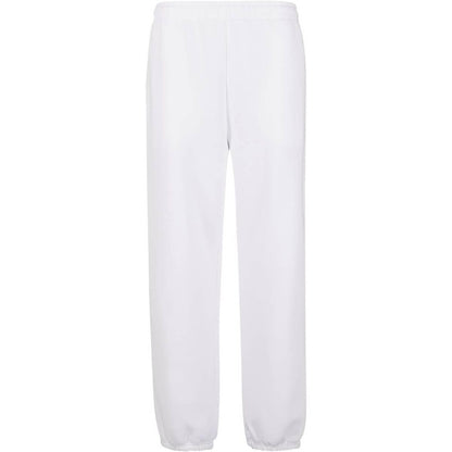 White - Front - Build Your Brand Mens Fluffy Jogging Bottoms