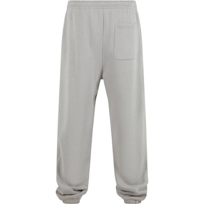 Light Asphalt - Back - Build Your Brand Mens Fluffy Jogging Bottoms