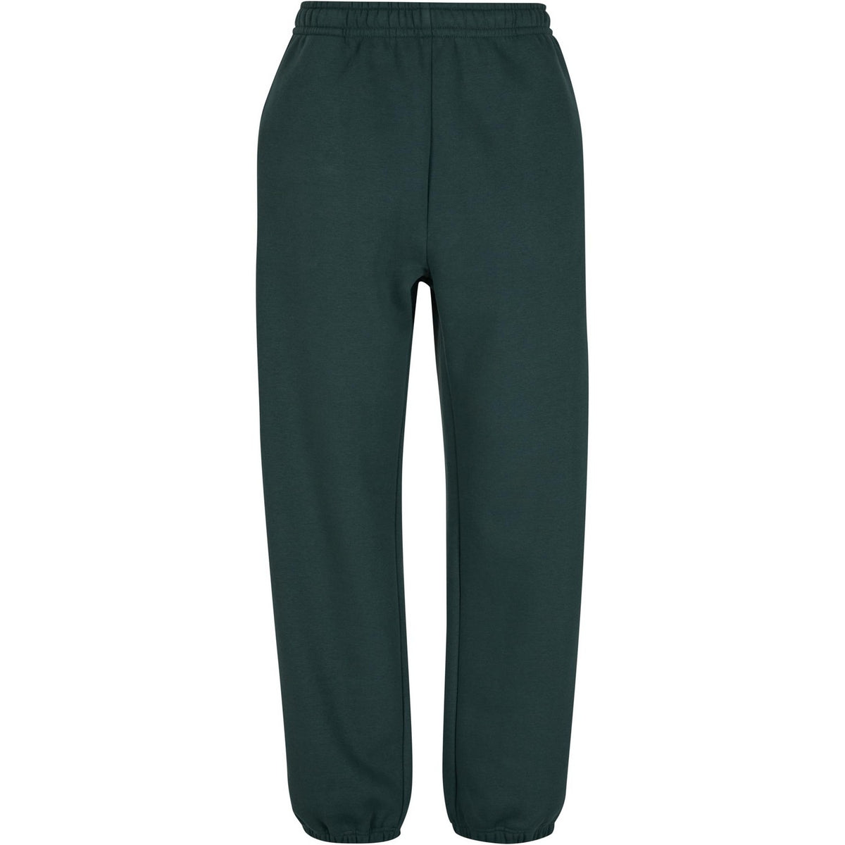 Bottle Green - Front - Build Your Brand Mens Fluffy Jogging Bottoms