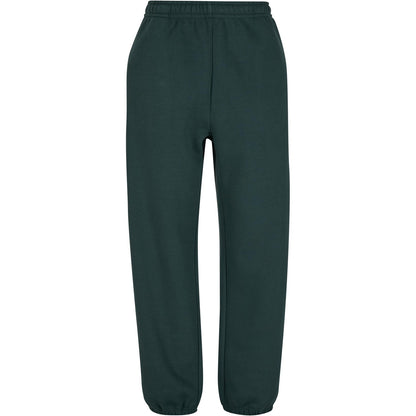 Bottle Green - Front - Build Your Brand Mens Fluffy Jogging Bottoms