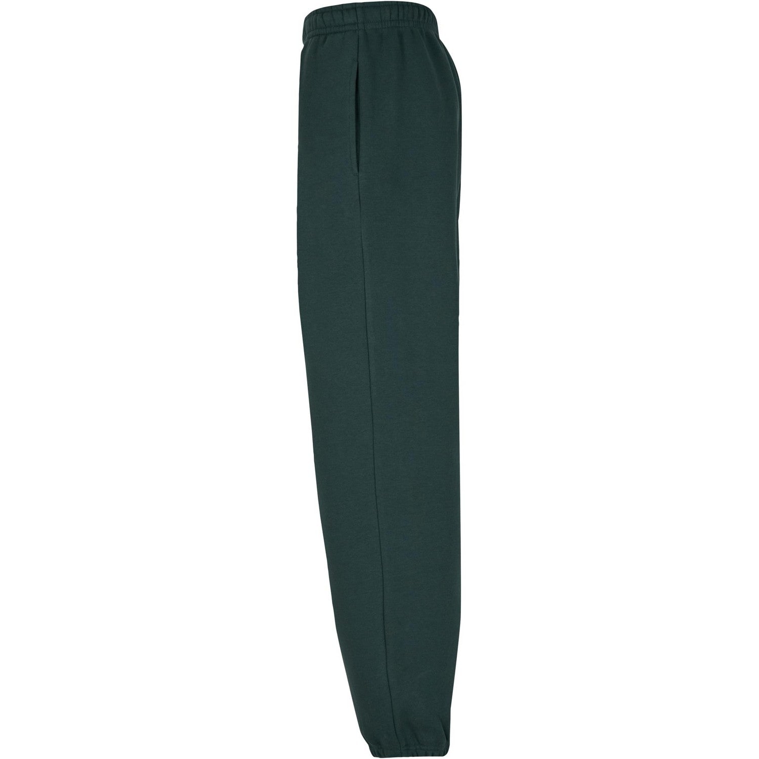 Bottle Green - Lifestyle - Build Your Brand Mens Fluffy Jogging Bottoms
