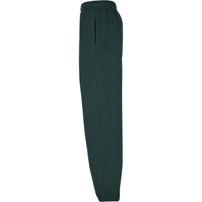 Bottle Green - Lifestyle - Build Your Brand Mens Fluffy Jogging Bottoms