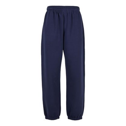Navy - Front - Build Your Brand Mens Fluffy Jogging Bottoms