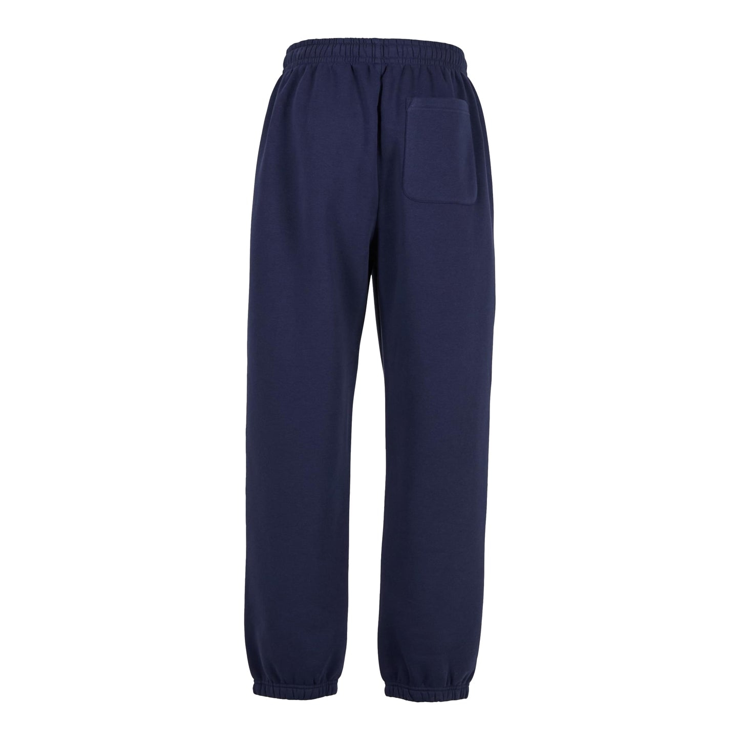 Navy - Back - Build Your Brand Mens Fluffy Jogging Bottoms