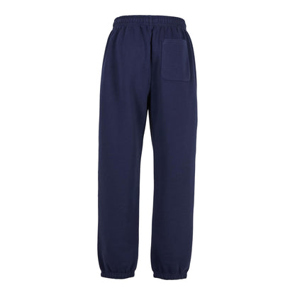 Navy - Back - Build Your Brand Mens Fluffy Jogging Bottoms