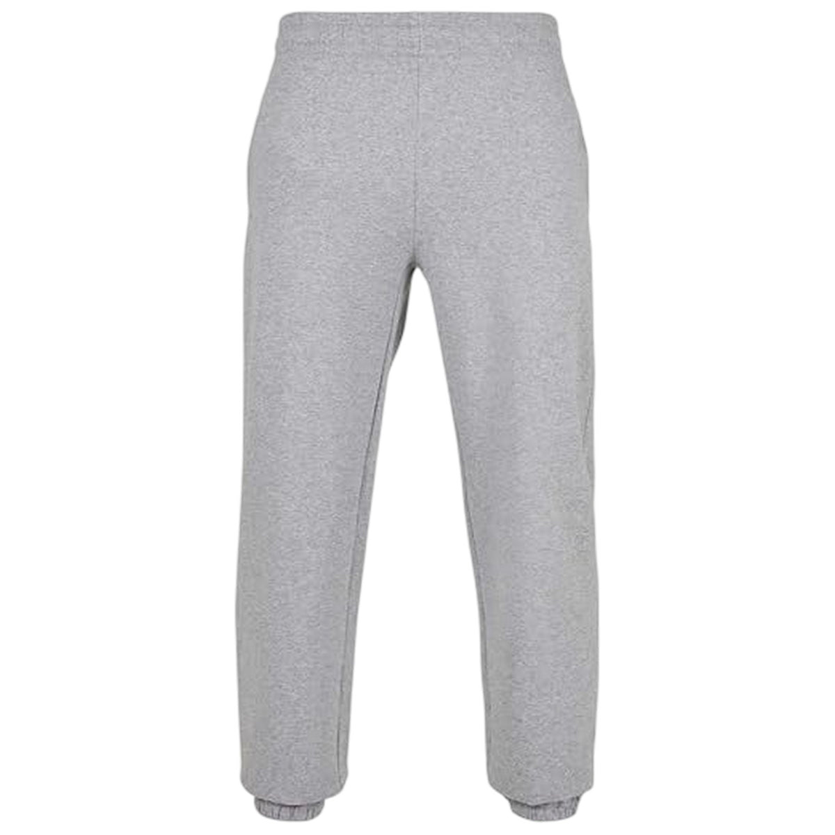 Heather Grey - Front - Build Your Brand Mens Fluffy Jogging Bottoms