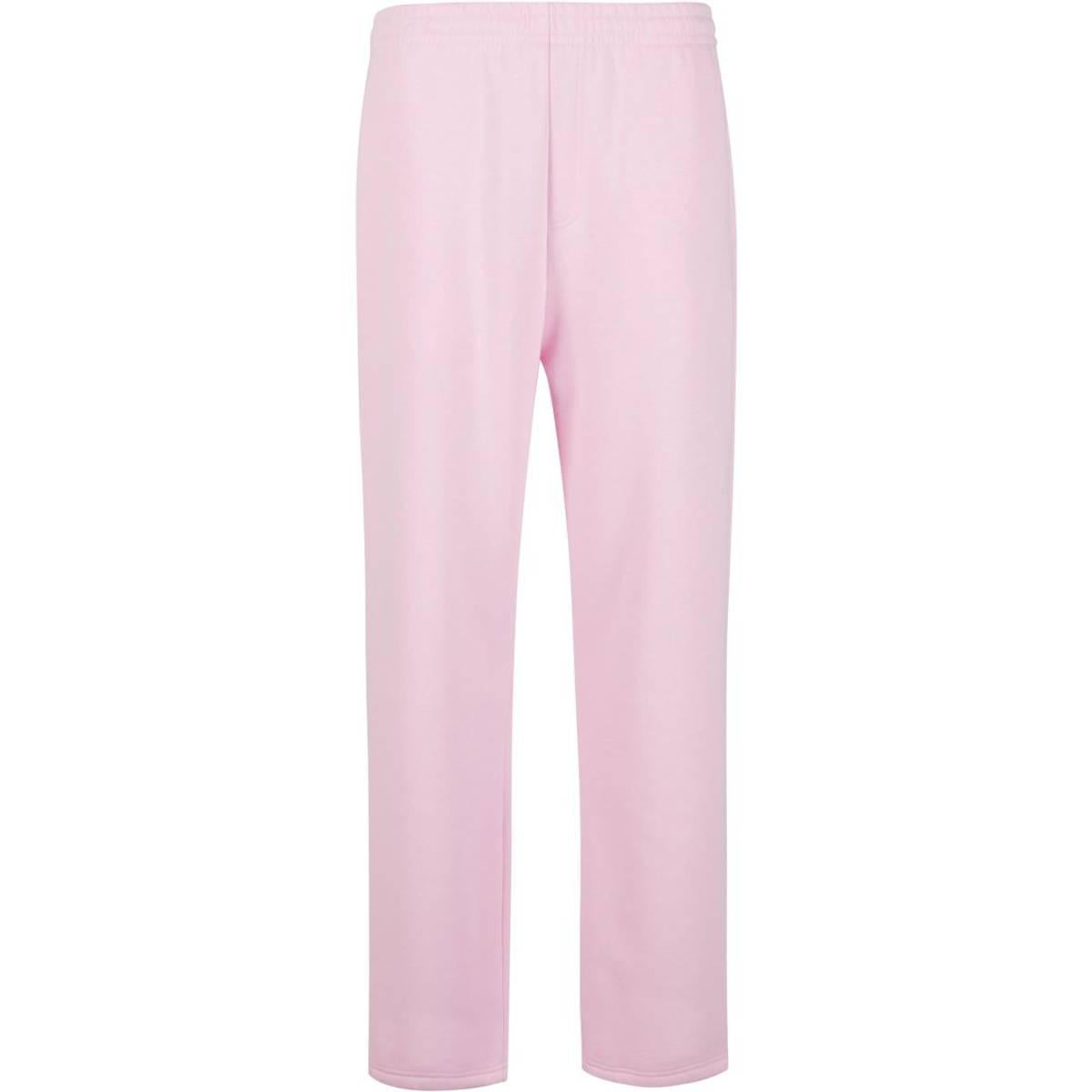 Soft Pink - Front - Build Your Brand Mens Fluffy Jogging Bottoms