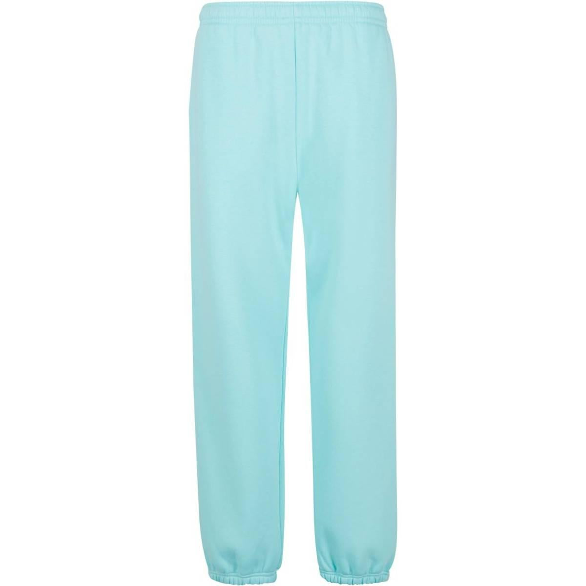 Beryl Blue - Front - Build Your Brand Mens Fluffy Jogging Bottoms