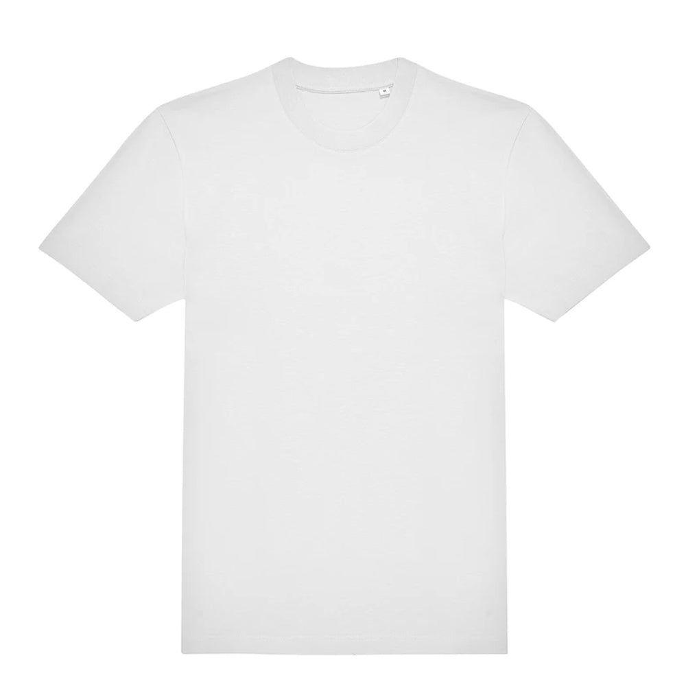 White - Front - B&C Unisex Adult #E220 Oversized T-Shirt