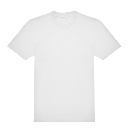 White - Front - B&C Unisex Adult #E220 Oversized T-Shirt