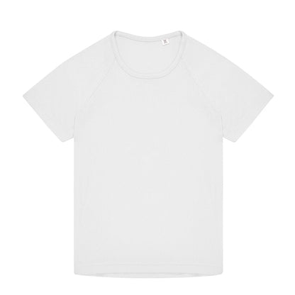 White - Front - B&C Childrens-Kids #Active T-Shirt