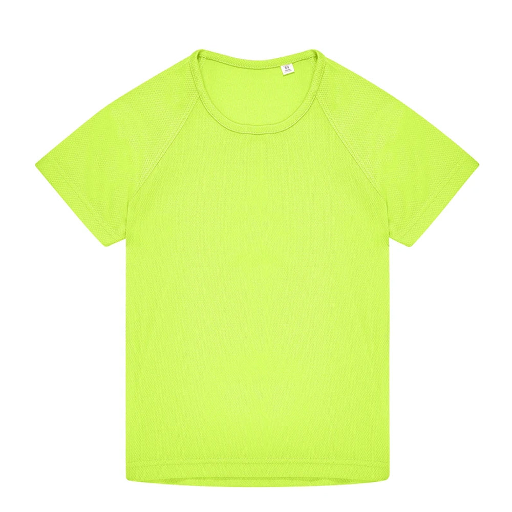 Ultra Yellow - Front - B&C Childrens-Kids #Active T-Shirt