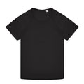 Black - Front - B&C Childrens-Kids #Active T-Shirt