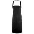 Black - Front - Premier 100% Certified Fairtrade Apron - Workwear