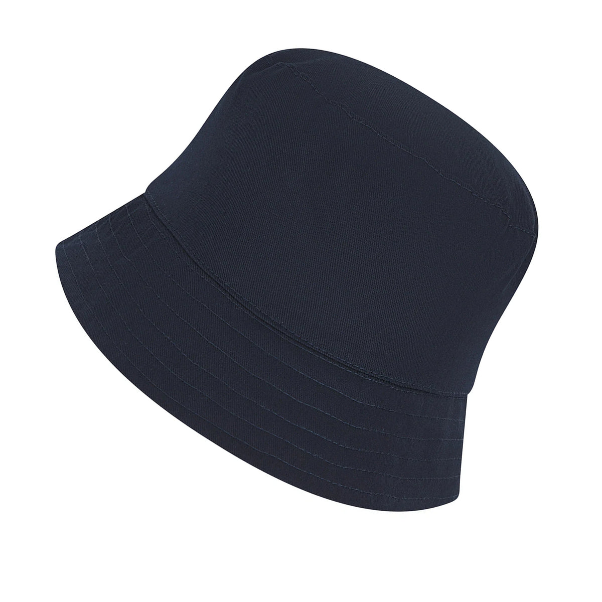 Navy - Back - Larkwood Baby Plain Bucket Hat
