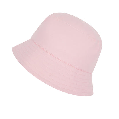Pale Pink - Back - Larkwood Baby Plain Bucket Hat