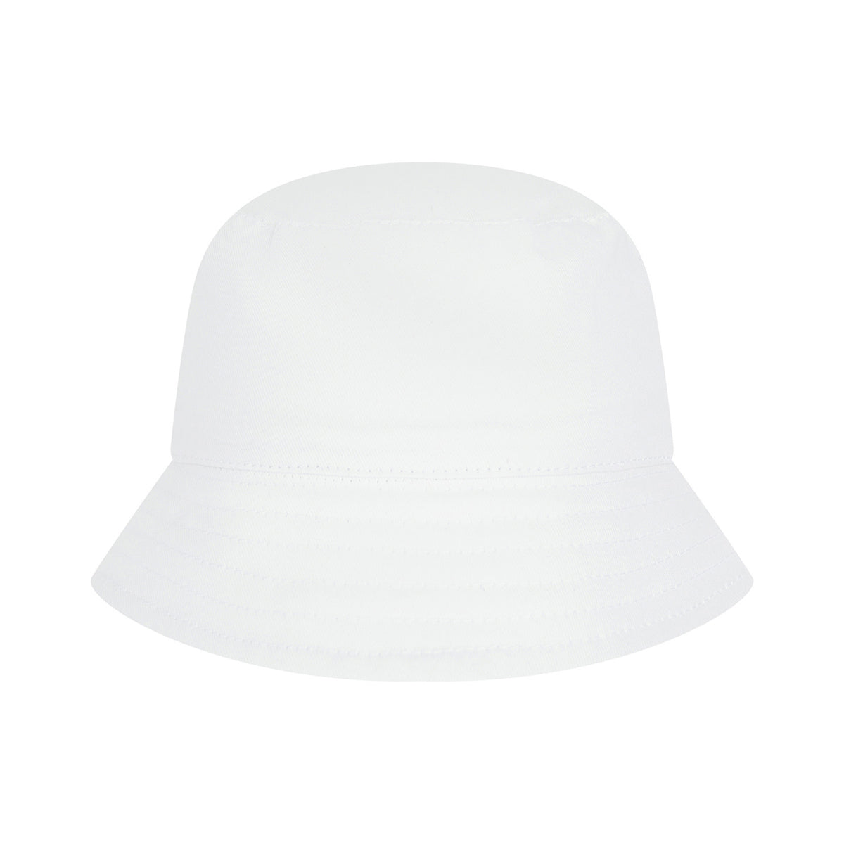 White - Front - Larkwood Baby Plain Bucket Hat