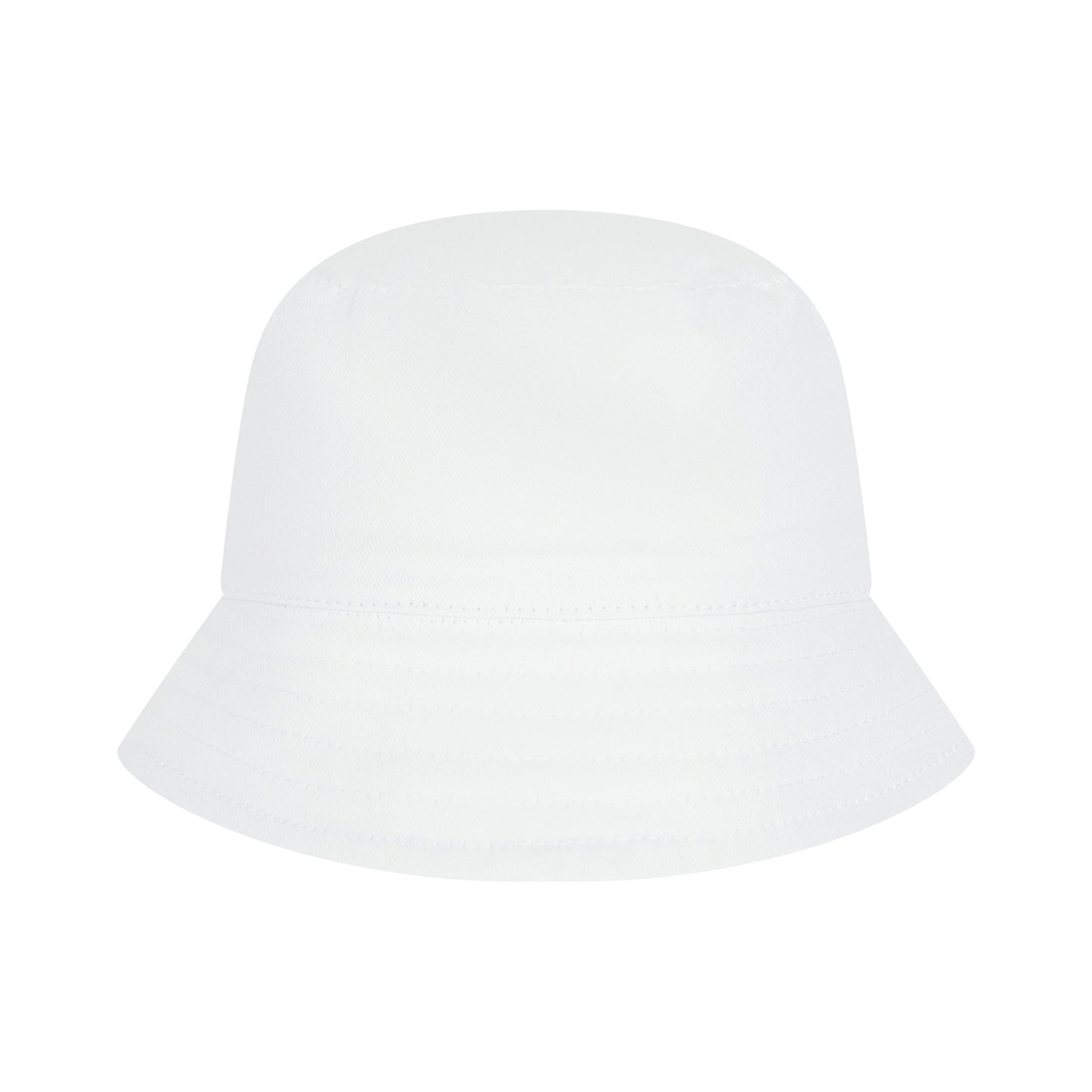 White - Front - Larkwood Baby Plain Bucket Hat