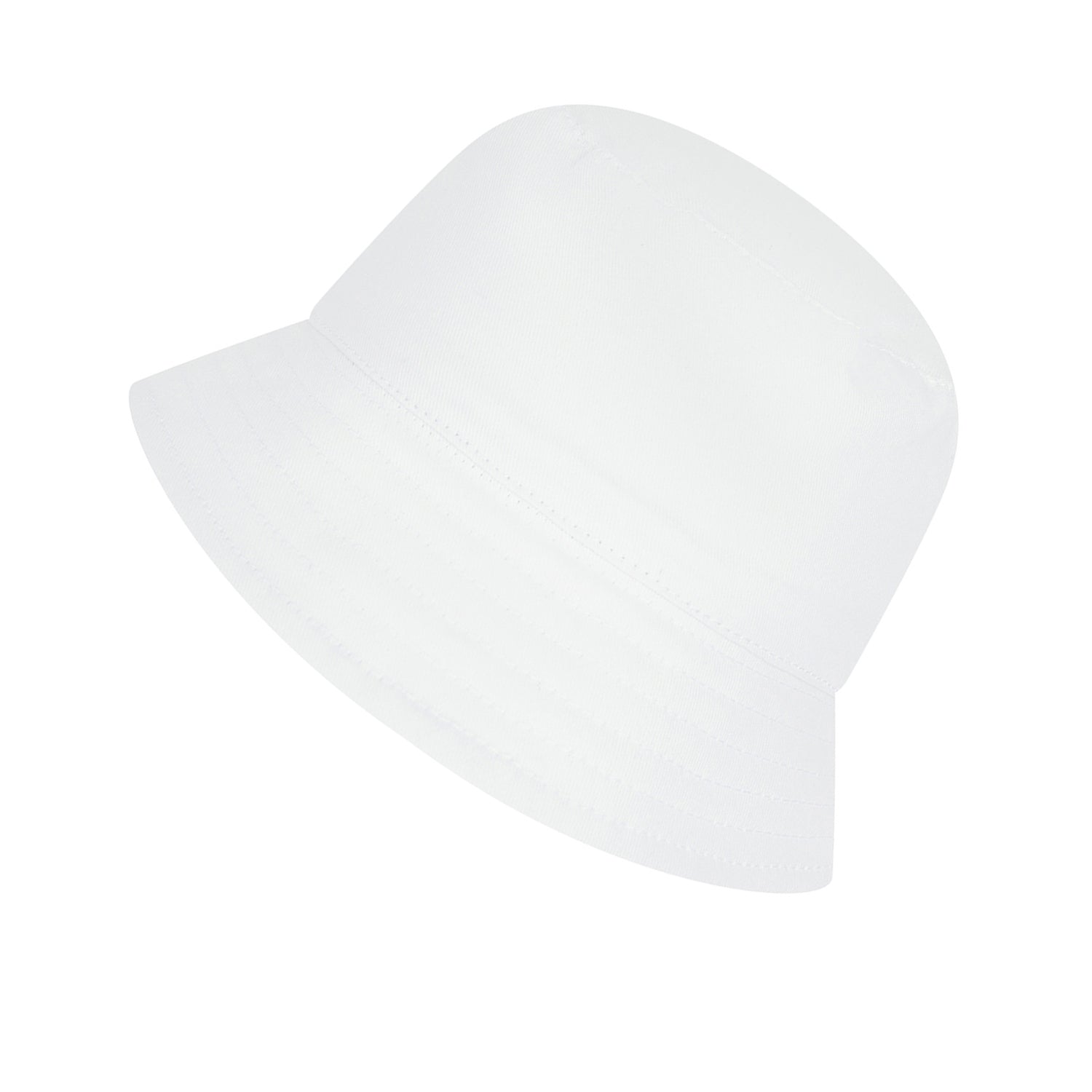 White - Back - Larkwood Baby Plain Bucket Hat