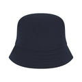 Navy - Front - Larkwood Baby Plain Bucket Hat