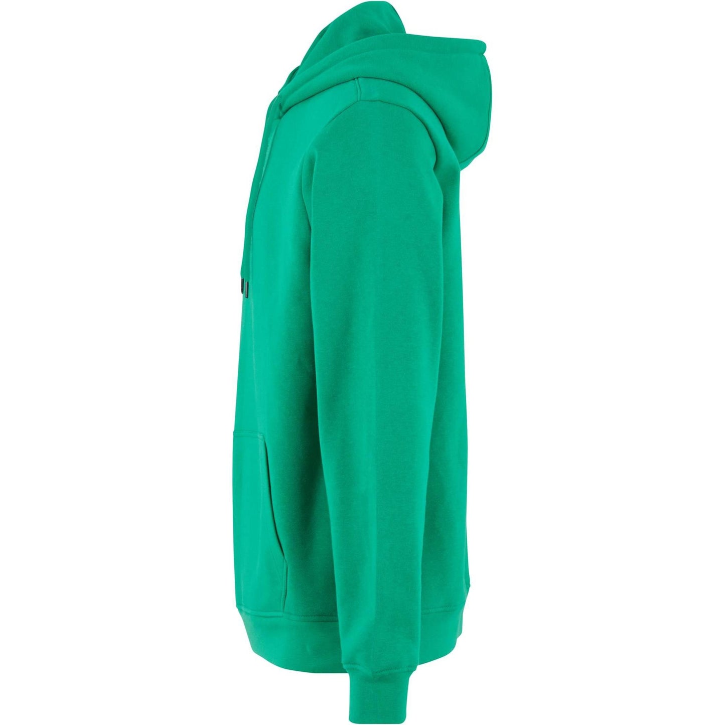 Grass Green - Side - Build Your Brand Mens Basic Hoodie
