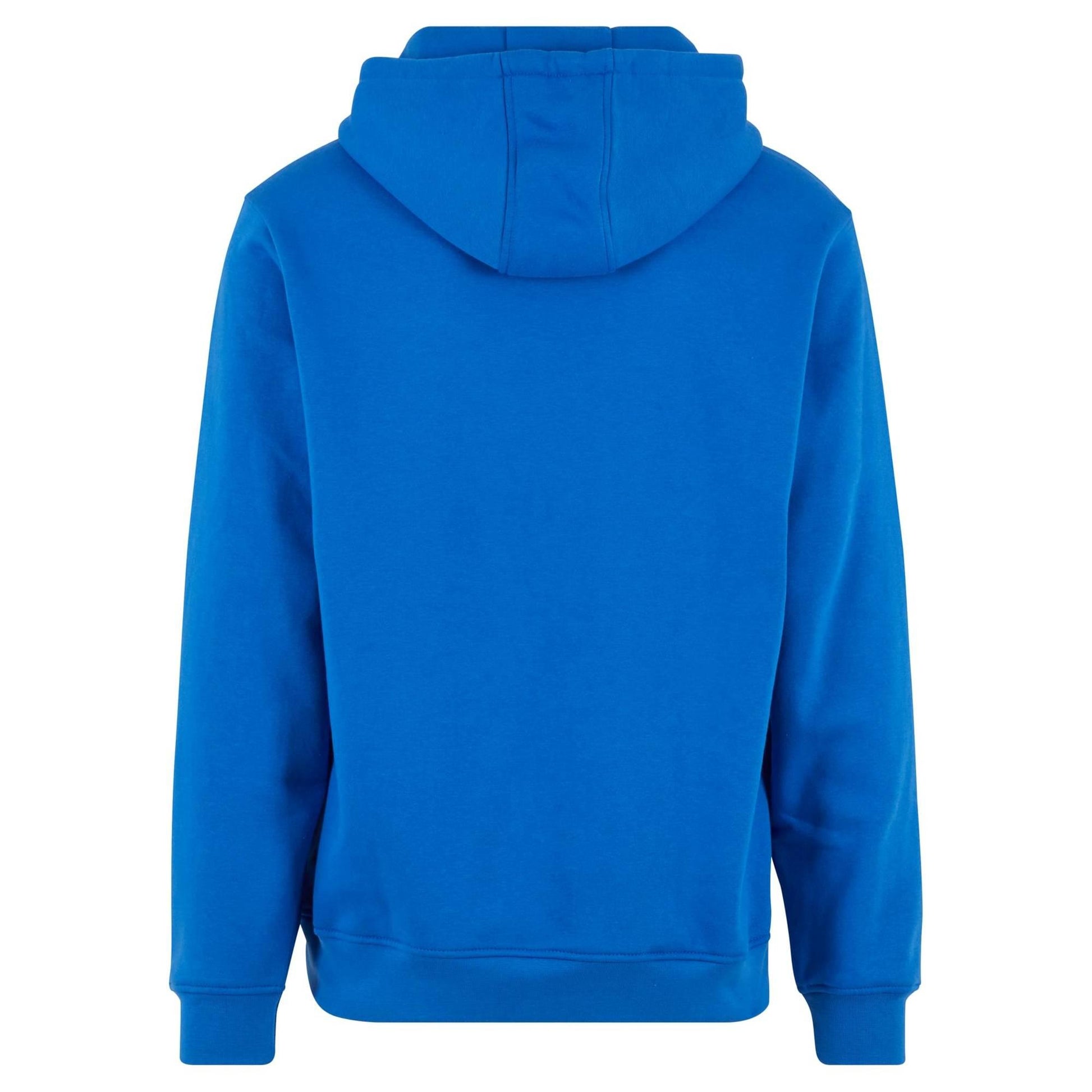 Intense Blue - Back - Build Your Brand Mens Basic Hoodie