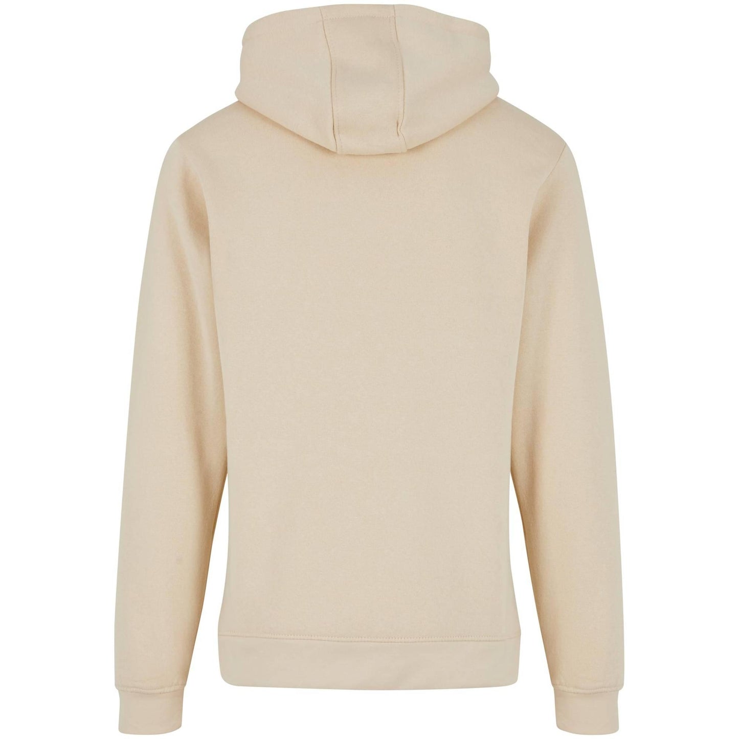 Sand - Back - Build Your Brand Mens Basic Hoodie