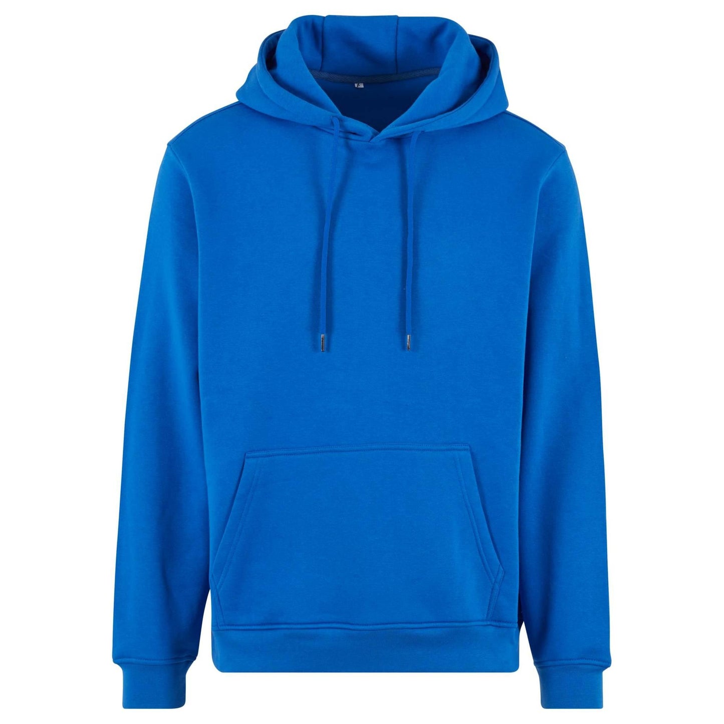 Intense Blue - Front - Build Your Brand Mens Basic Hoodie