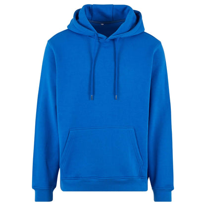 Intense Blue - Front - Build Your Brand Mens Basic Hoodie