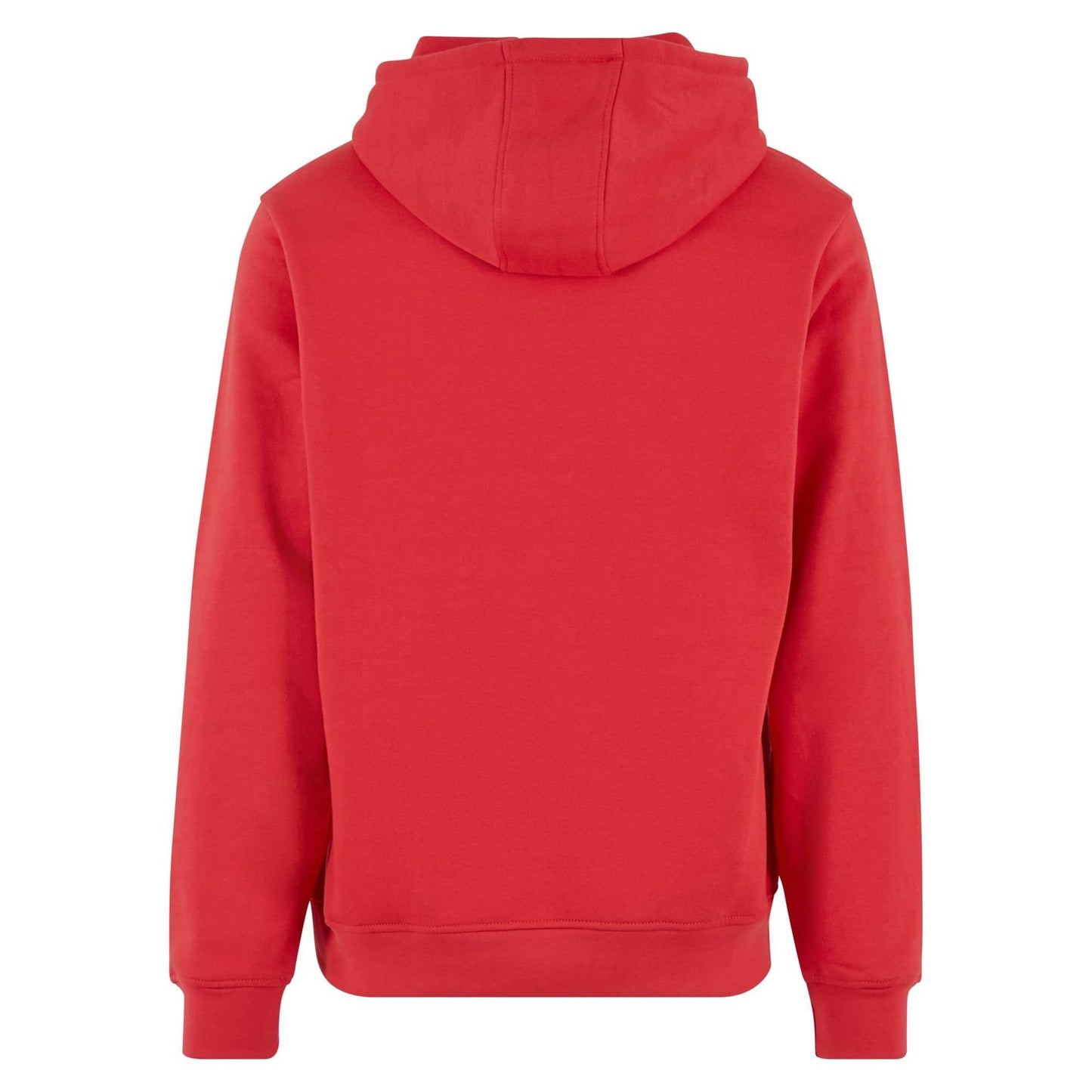 City Red - Back - Build Your Brand Mens Basic Hoodie