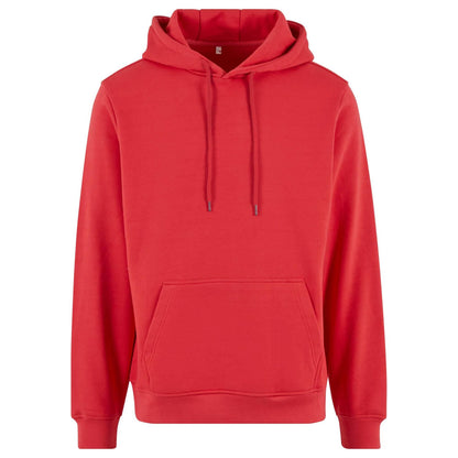 City Red - Front - Build Your Brand Mens Basic Hoodie