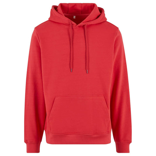 City Red - Front - Build Your Brand Mens Basic Hoodie