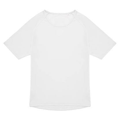 White - Front - B&C Unisex Adult #Active T-Shirt
