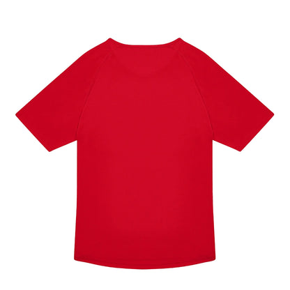 Red - Back - B&C Unisex Adult #Active T-Shirt