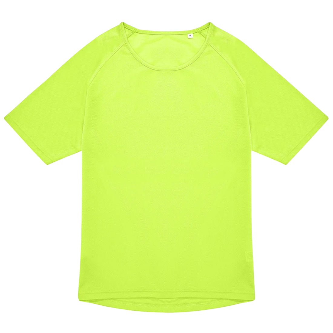 Ultra Yellow - Front - B&C Unisex Adult #Active T-Shirt