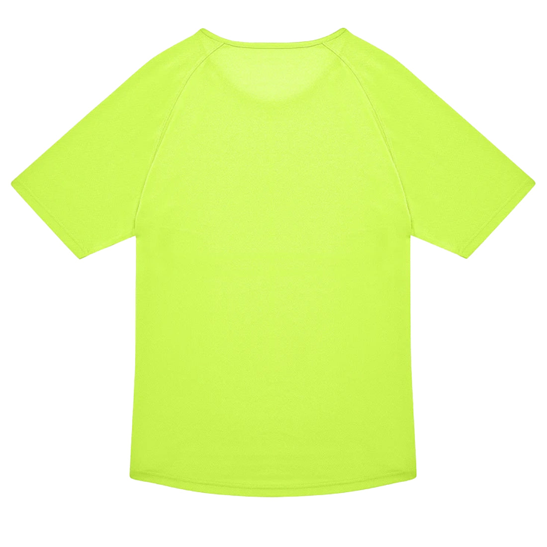 Ultra Yellow - Back - B&C Unisex Adult #Active T-Shirt