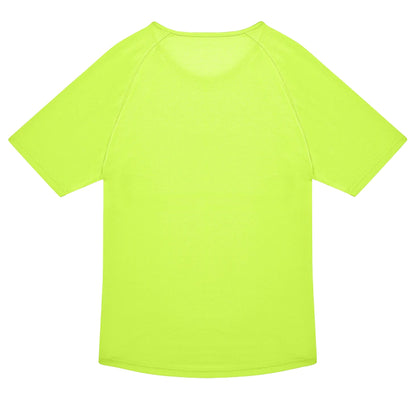 Ultra Yellow - Back - B&C Unisex Adult #Active T-Shirt