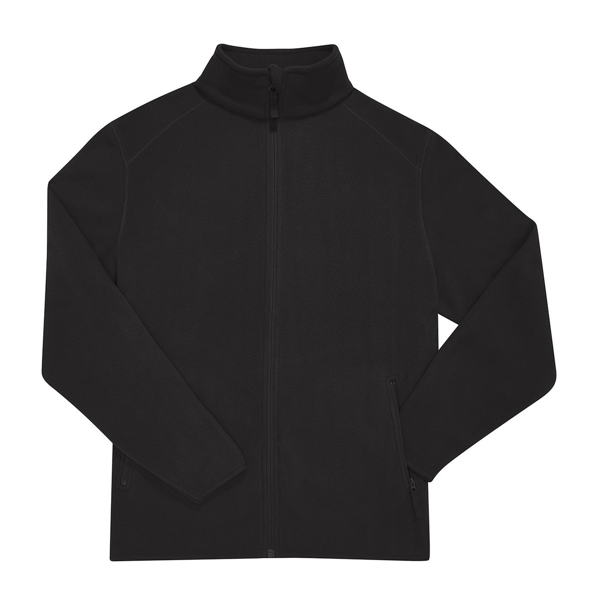 Black - Front - B&C Unisex Adult Reset Polar Fleece Jacket