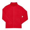 Red - Front - B&C Unisex Adult Reset Polar Fleece Jacket