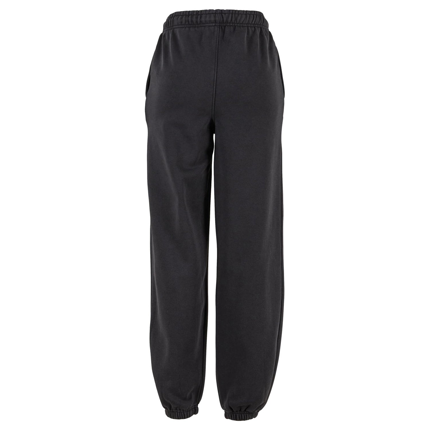 Black - Back - Build Your Brand Womens-Ladies Vintage Heavy Sweatpants