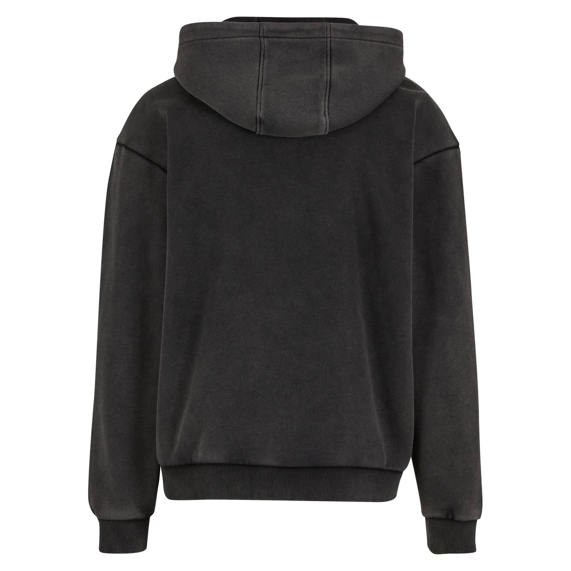 Magnet - Back - Build Your Brand Mens Vintage Heavy Full Zip Hoodie