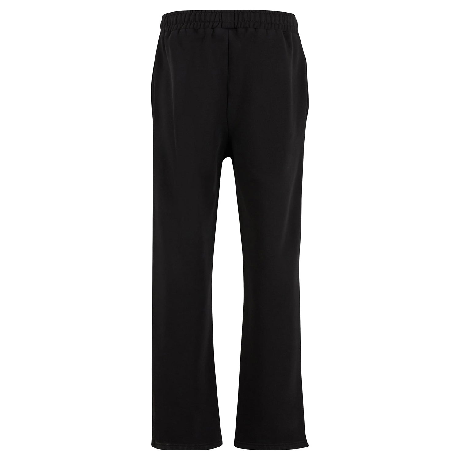 Black - Back - Build Your Brand Mens Vintage Heavy Jogging Bottoms