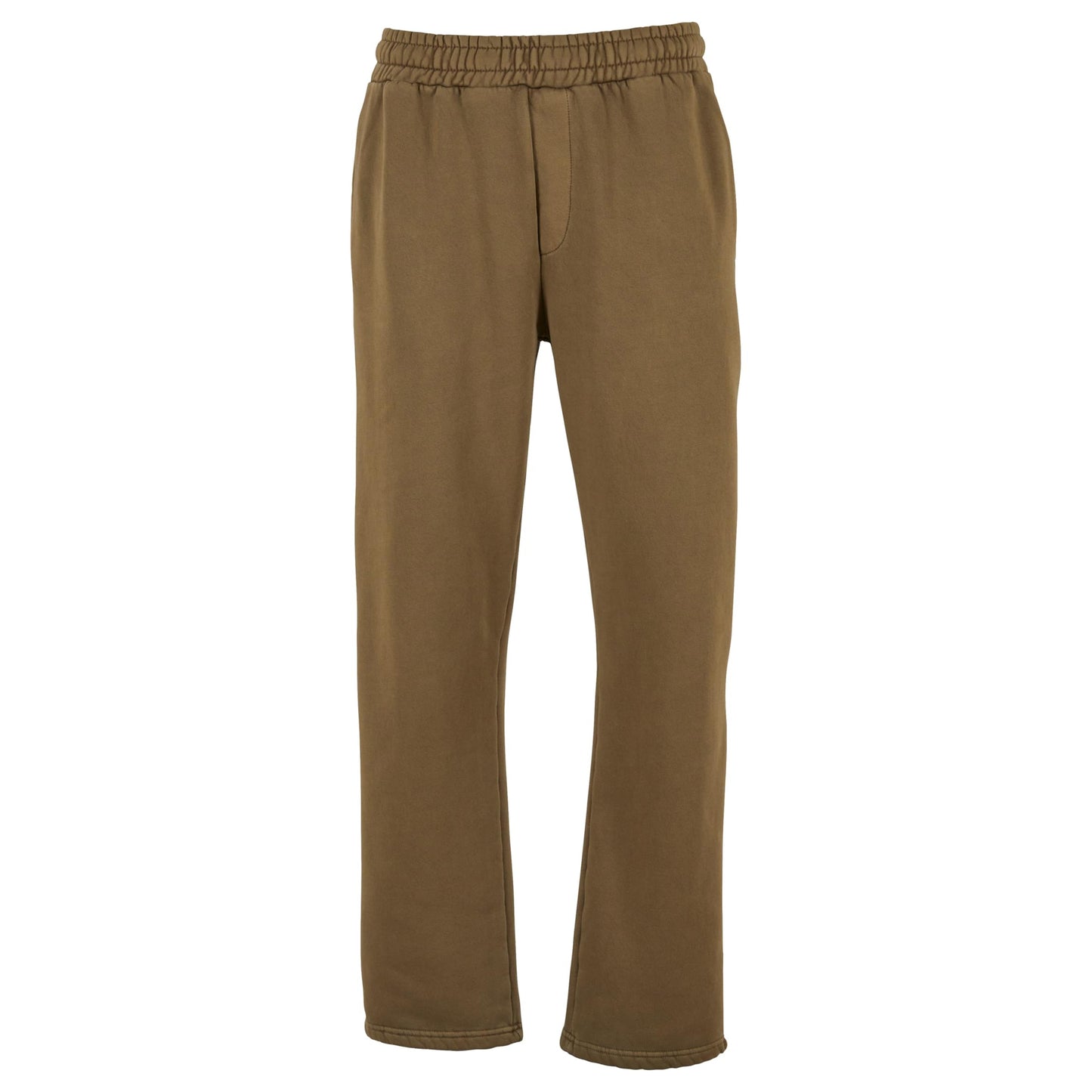 Warm Khaki - Front - Build Your Brand Mens Vintage Heavy Jogging Bottoms